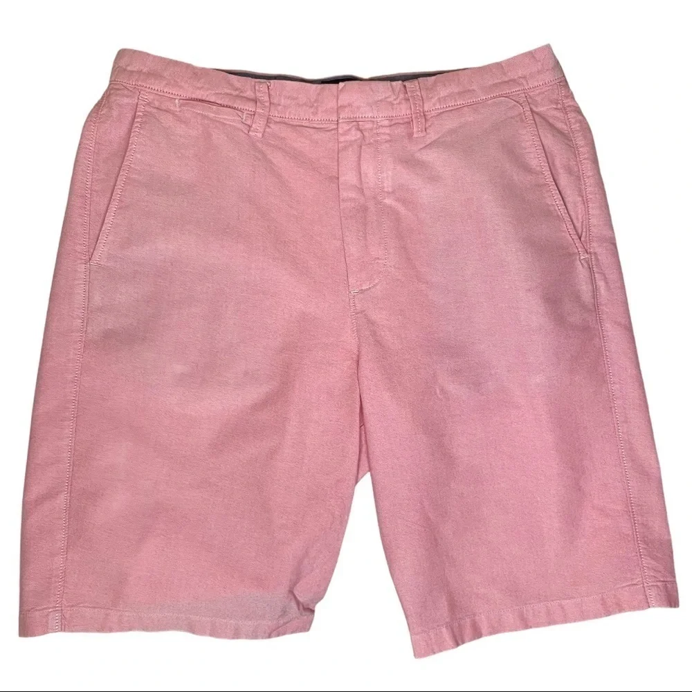 J Crew Men’s Flat Front Bermuda Shorts Pink